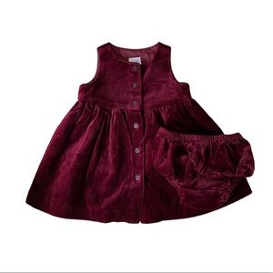 Velvet Burgundy Dress Fully Lined